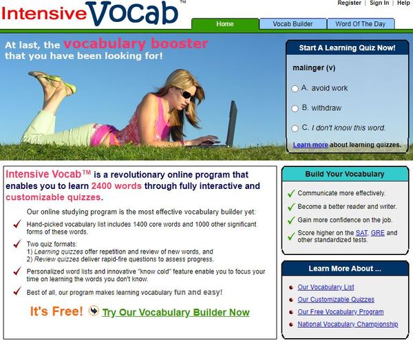 Intensive Vocab is now available