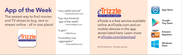 eTrizzle is named top new Android App of the Week